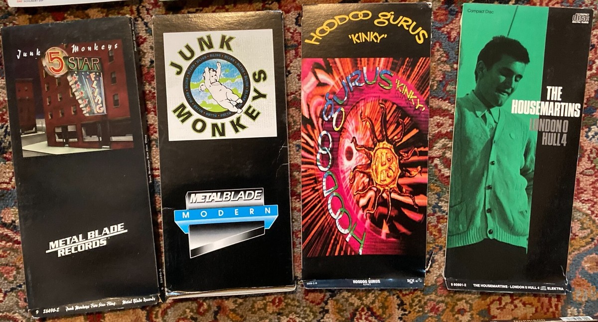 CD Longboxes Metal Punk Rock New Wave Empty U PICK No CDs