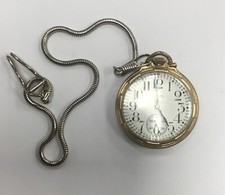 Elgin National Watch Company 7 Jewel Pocket Watch size 16 Non Running