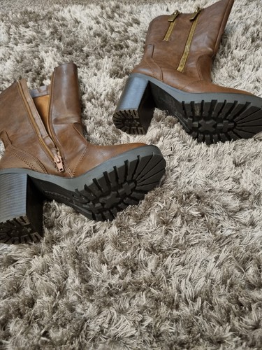 Stivali Firetrap in pelle marrone - Foto 5 di 6