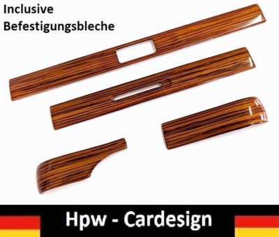 Befestigung Bleche Halter Holz Armaturenbrett Set Mercedes W123 In