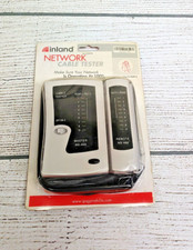 Inland Network Cable Tester With Case New Sealed