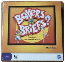 BOXERS OR BRIEFS - HASBRO CLASSIC BOARD GAME for ADULTS