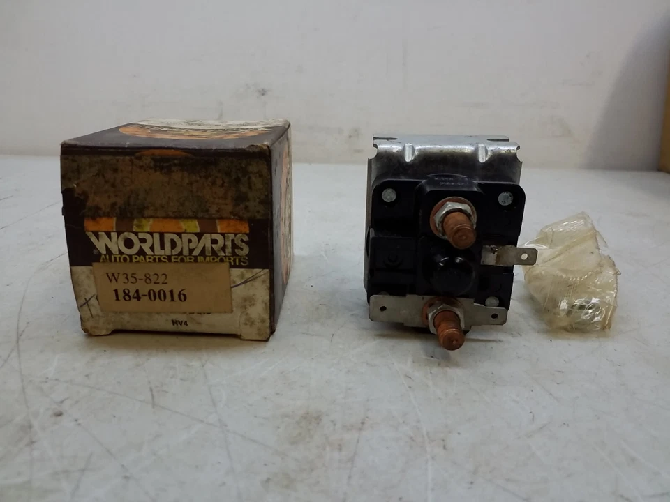 184-0016 Worldparts Starter Solenoid W35-822 Worldparts Starter Solenoid - Image 2 of 3