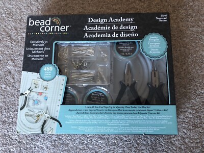 Bead Corner Design Academy 480 pieces Jewelry Making Kit