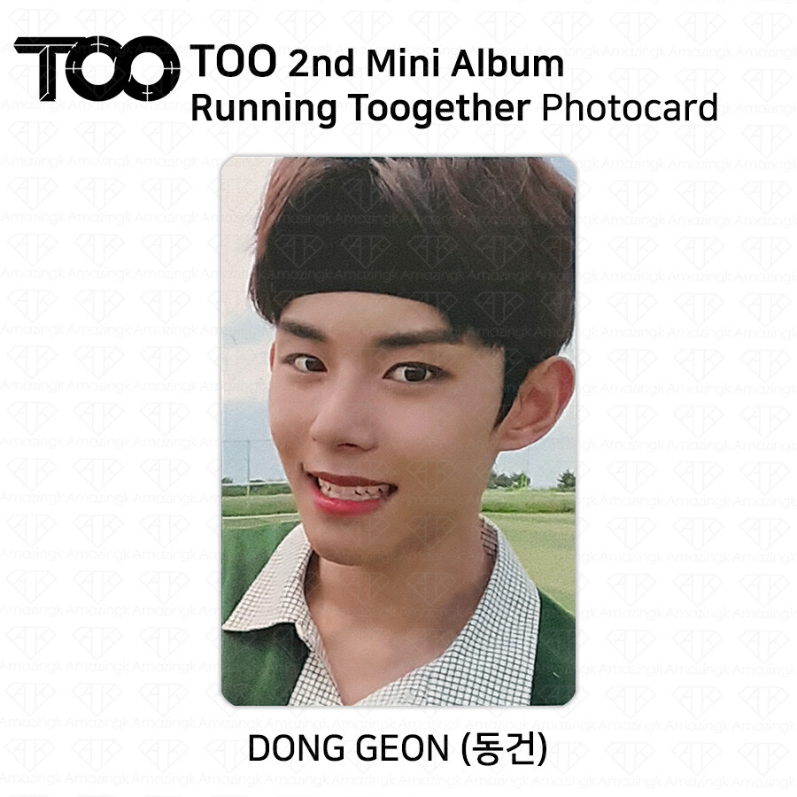 TOO 2nd Mini Album Running Toogether Official Photocard KPOP K-POP
