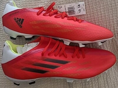 ADIDAS Soccer Cleats Mens Size 13 X SPEEDFLOW.3 FG FY3298 Boots Shoes RED