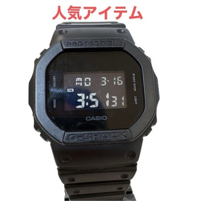 CASIO G-SHOCK DW-5600BB-1JF Black Digital Watch Used Watch Working Item