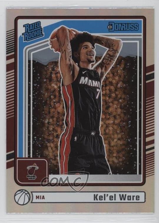2024-25 Panini Donruss Rated Rookie Holo Winter Kel'el Ware #221 Rookie RC 0t28