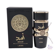Asad By Lattafa 3.4oz/100ml Eau De Parfum Spray For Unisex New In Box
