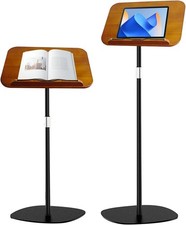 Adjustable Book Stand  Music Stand,180-rotation Adjustable Woodenportable Music