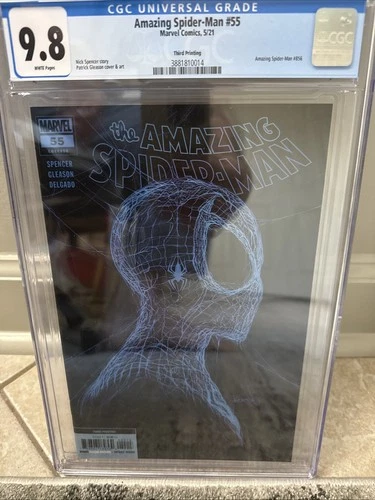 Amazing Spider-Man #55 CGC 9.8 *Third Print*Patrick Gleason Cover*Marvel 2021*