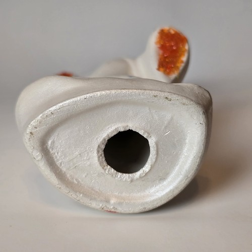 Statuina fantasma perlato vintage anni 60 Halloween gesso 5” vetro schiacciato - Foto 11 di 16