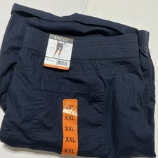 Briggs WOMEN Navy Solid Cotton Stretch Shorts XXL MPN 1957964