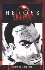 ZACHARY QUINTO - Heroes 11"x17" Promo Poster GENUINE SIGNED AUTOGRAPH