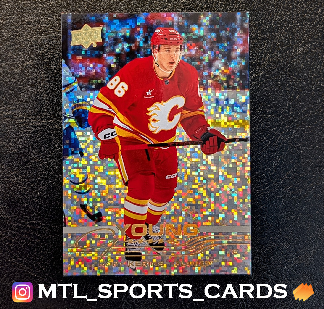 2025-26 Upper Deck #235 Rory Kerins Young Guns Speckled Rainbow Foil Rookie