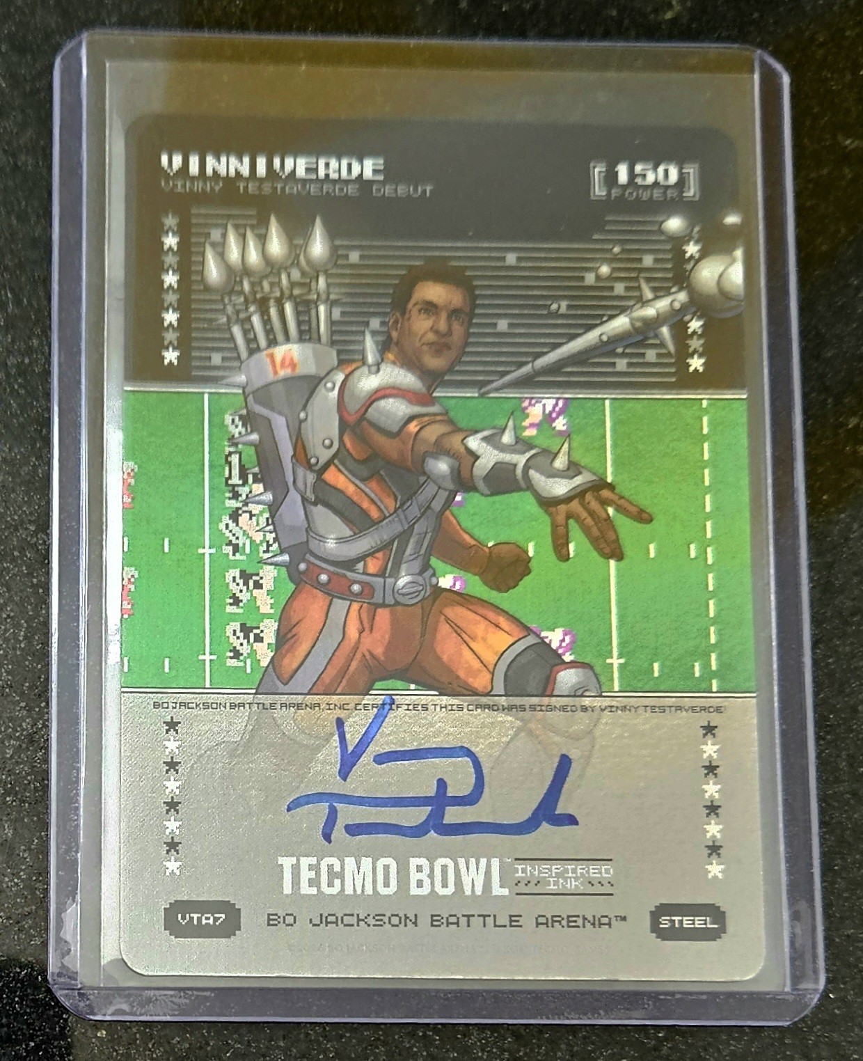 Vinniverde Vinny Testaverde 2026 Bo Jackson Battle Arena Tecmo SSP Autograph 🔥