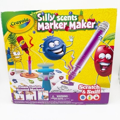 Crayola Marker Kit, Drawing, Silly Scents Marker Maker, Scented Marker Pen Set,