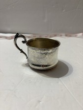 Antique Silver Plated Baby Cup S168 44 grams