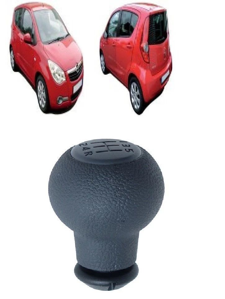 Tappetini Gomma Per Opel Agila B (2007-2014) - Set 5 Pezzi Con Protezione Tunnel - Nero