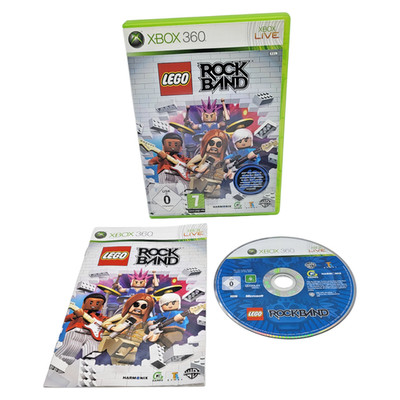 Xbox 360 Lego Rock Band 2009 Bon Jovi Queen Pink Foo Fighters Incubus Blink 182