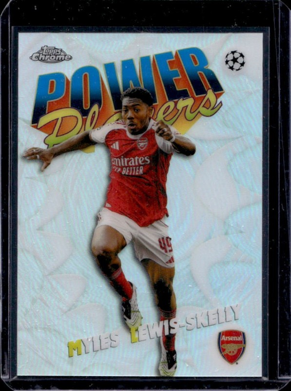 2025-26 Topps Chrome UEFA Myles Lewis-Skelly Power Players #PP-4 Arsenal