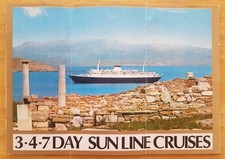 STELLA MARIS II, STELLA SOLARIS, STELLA OCEANIS (Sun) DECK PLANS/PHOTOS 1970