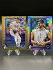 Clayton Kershaw 2025 Topps Chrome Baseball Gold Wave Refractor /50 LA Dodgers