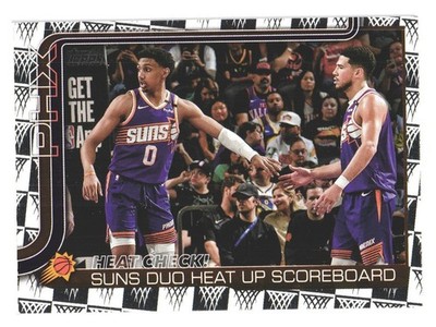 2025-26 Topps NBA Flagship Season Tip-Off Phoenix Suns Heat Check! Devin Booker