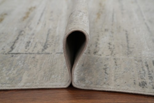 Distressed Nature Tones Modern Rug 5x7 for Contemporary Decor Turkish Carpet - Picture 8 of 13