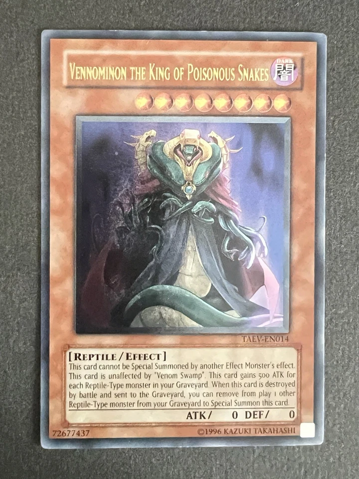 VENNOMINON THE KING OF POISONOUS SNAKES TAEV-EN014 Ultimate Rare MP - Image 2 of 4