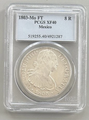1803 Mexico 8 Reales — photo from the most recent tracked eBay sale