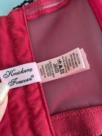 Agent Provocateur Burgundy Red Leopard Print Bustier Corset 75C 34C Lingerie