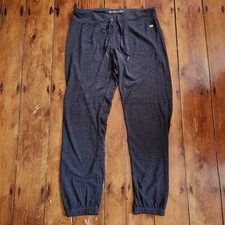 Tommy Hilfiger Women's Gray Lounge Pant Joggers with Drawstring Soft Stretchy Sm