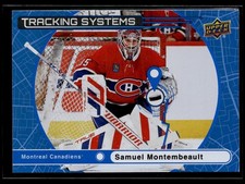 2025-26 Upper Deck Series 1 Hockey Tracking Systems #TS-15 Samuel Montembeault