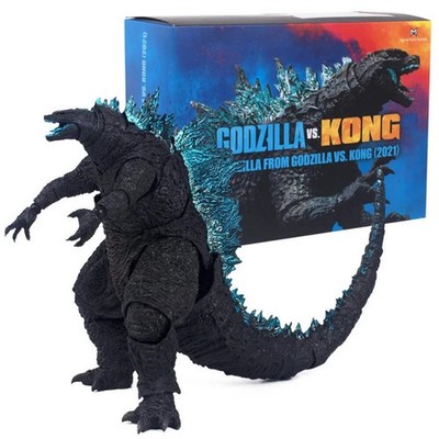 SHM Godzilla vs Kong 2021 Nuclear Blue Godzilla PVC Actionfigur Modell Spielzeug