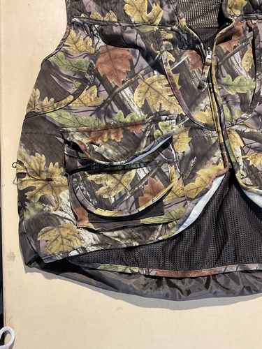 Master Sportsman Men's Size 2XL Turkey Hunting Vest Camouflage Zip Back - Picture 4 of 7