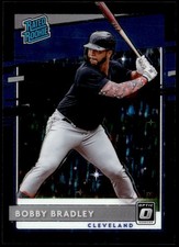 2020 Donruss Optic #63 Bobby Bradley Black Stars #/125 Rated Rookie F3