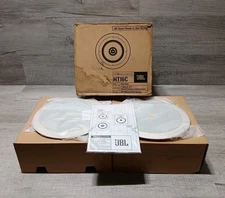 NOS! Pair JBL HTI6C 2-Way 6-1/2" 100W In Wall / Ceiling Speakers - White 