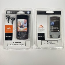 Sony Walkman S Series NWZ-S544 8gb Black MP3 Media Player Walkman Bundle New