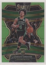 2019-20 Panini Select Concourse Neon Green Prizm 23/75 Carsen Edwards #18 1u6