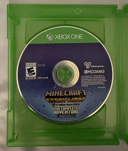 Minecraft: Story Mode The Complete Adventure (Xbox One, 2016) Disc Only Works