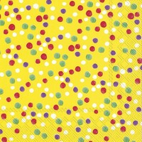 Dolly Servietten Papier Lunch 3-Lagig 33X33Cm Punkte Party Geburtstag