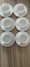 Kaffeetassen Set 6 Stück mit Unterteller Arcopal Beige