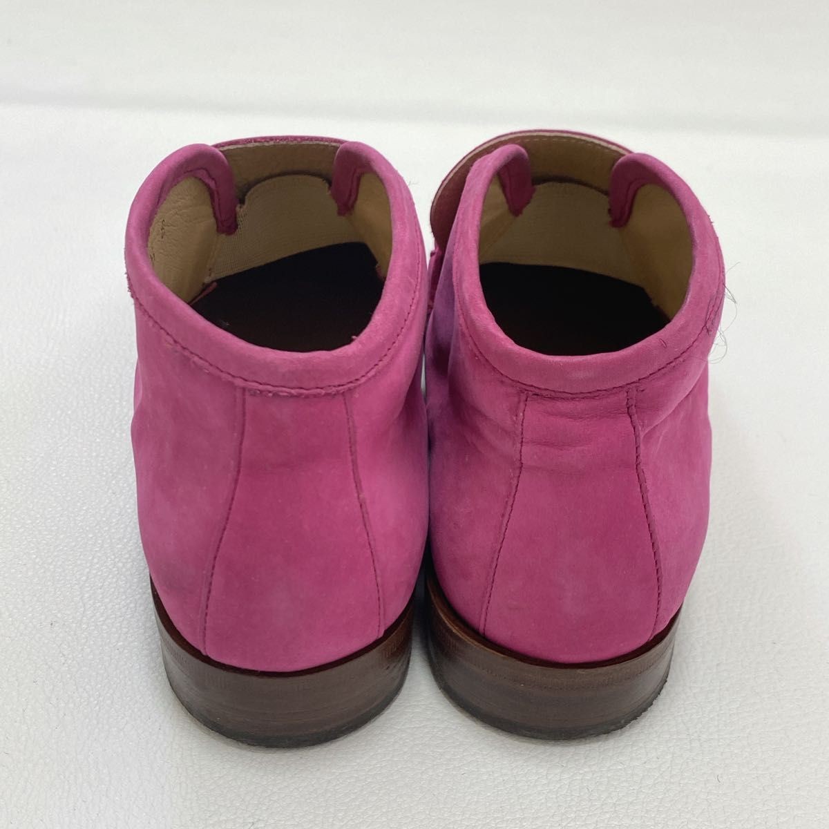 GUCCI Boots Heel Horsebit Suede Pink EU35.5/US5.5 113179c thumbnail 24