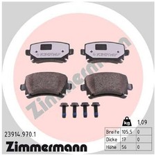 Satz Bremsbeläge Bremsklötze hinten für Audi A6 4FH C6 4F2 4F5 TT 8J3 | 24153