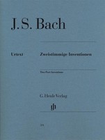 Zweistimmige Inventionen FüR Klavier Zu Zwei HäNden. Revidierte Ausgabe Von ...