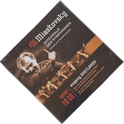 #35 Nikolai Miaskovsky Komplette Sinfonien 16 CD Box Set Evgeny Svetlanov Warner