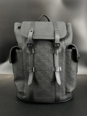Louis Vuitton Taurillon Monogram Christopher MM Backpack M55699   Authentic