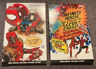 Spider-Man/Deadpool Vol. 8: Road Trip & Vol 9: Eventpool by Jim Towe Paperback