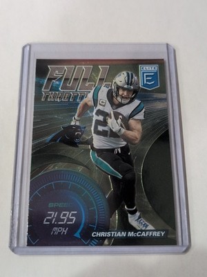 2021 Donruss Elite Full Throttle #2 Christian McCaffrey - Panthers/49ers